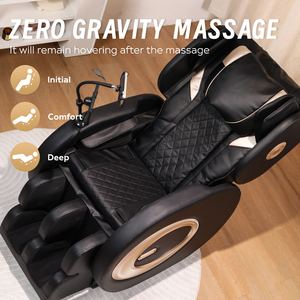 Sleep Aid 3D Shiatsu Chair Zero Gravity Heated Recliner With <b>Timer</b> Auto Shut-Off for Bedtime Relaxation E1 Cha - Product Image 2