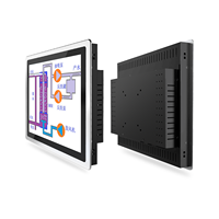 Moniteur à écran tactile intégré de 12 pouces tout en un processeur J1800/2G/32G ordinateur PC à panneau industriel capacitif