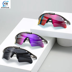 Nuovi Occhiali da <span class=keywords><strong>Sole</strong></span> Polarizzati UV400 a Mezza Montatura per Sport all'Aperto, Stile Europeo-Americano, per Uomo e Donna, Ideali per Ciclismo in Montagna 8-2 Gun - Product Image 1