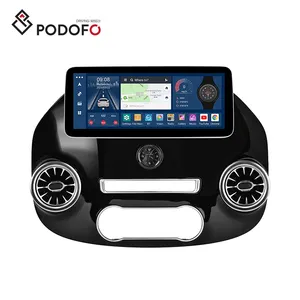 Podofo Android 8 Core Auto Radio 12.3 'Ips Scherm Autoradio Voor Mercedes-Benz Vito 2016-2021 Carplay/Android Auto/Wifi/4G