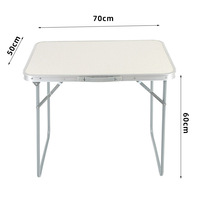 Table pliante rectangulaire en plastique blanc pour événements, mobilier d'extérieur portable, tables pliantes pour la restauration, vente en gros d'usine