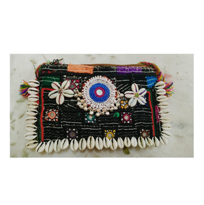 Indian Handcrafted Ladies Custom Shoulder <b>Clutch</b> Bag Women India Utility Banjara Bags Vintage Shopping Bag Wholesale Guru Kirpa - Product Image 5