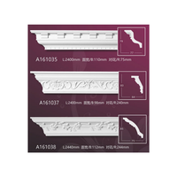 Moulures décoratives en polyuréthane Rococo, série A161, embossées, légères, faciles à installer, fabriquées en Europe, par Source Factory
