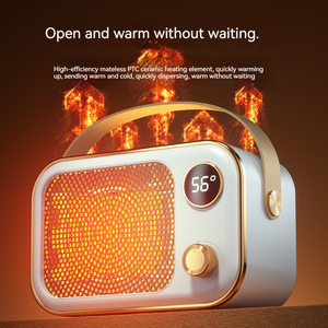 <strong>Mini</strong> Portable Energy Saving PTC Ceramic Household Space Air Hot Electric Fan <strong>Heater</strong> With for Office Room Home Desk Winter Warmer