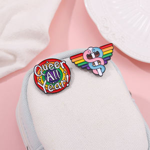 Sizin güvenli benimle emaye pimleri özel gökkuşağı broş yaka rozetleri LGBT şapka Pin arkadaşlar için - Product Image 6