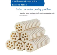 Medio Filtrante Cerámico Premium para Acuarios de Peces y Estanques de Agua Dulce/Salada, Casa para Bacterias de Raíz de Loto de Árbol de Montaña