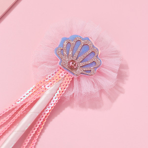 Fermaglio per Capelli Glitterato in Tessuto a Tema Unicorno, Arcobaleno e Stella, con Fiocco Fatto a Mano, Ideale per Feste e Spettacoli, per Bambini - Novità! - Product Image 3