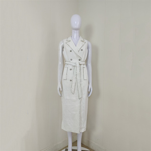 Vestido A3210 Nigeria para Mujer, Vestido Fansi para Mujer, Vestido de Novia Musulmán Libaba para Mujeres Gorditas, Blanco - Product Image 6