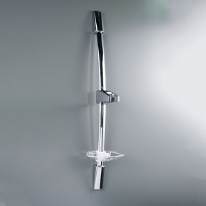 <span class=keywords><strong>Barre</strong></span> coulissante <span class=keywords><strong>de</strong></span> <span class=keywords><strong>douche</strong></span> à main en acier inoxydable avec support réglable chromé avec porte-savon transparent - Product Image 2