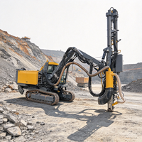 Foreuse hydraulique sur chenilles d'occasion en bon état T40 pour le forage de trous de dynamitage et le forage de roches dures en carrière ouvert