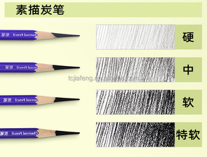 Artecho professionale 8 pz matite da disegno <span class=keywords><strong>a</strong></span> <span class=keywords><strong>carboncino</strong></span> morbide matite artista Standard con manico esagonale - Product Image 2