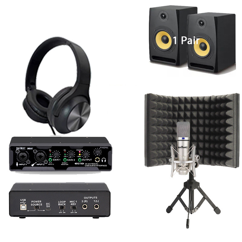 studio equipment for autotune voice