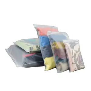 定制塑料拉链袋印花标志生态友好服装透明塑料保鲜袋服装pvc塑料袋带拉链