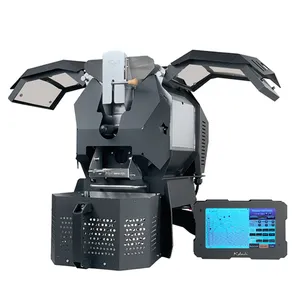 Mesin sangrai kopi elektrik 1KG, Kaleido M10 500g 700g 900g penggunaan rumah USB Stainless Steel M10 standar 110V