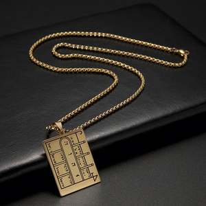 Myshape Open Doors <span class=keywords><strong>Amuleto</strong></span> Talismán Collar con Colgante <span class=keywords><strong>de</strong></span> Pentáculo <span class=keywords><strong>de</strong></span> Acero Inoxidable con Llave <span class=keywords><strong>de</strong></span> Salomón, Primer Árbol Mágico <span class=keywords><strong>de</strong></span> la Luna - Product Image 1