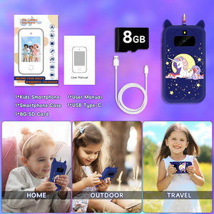 Unicorn Case Kids Smart Phone Toy Dual Camera Apariencia de teléfono celular con pantalla táctil y MP3 Regalos de cumpleaños para niños - Product Image 5