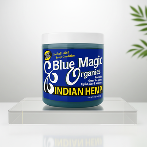 Traitement capillaire à base de plantes Blue Magic, crème nourrissante en profondeur pour la réparation des cheveux, crème sans rinçage anti-casse, soin du cuir chevelu pour les cheveux secs et abîmés - Product Image 1