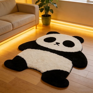 Customized Machine Tufted <strong>Panda</strong> <strong>Rug</strong> Plush Anime Design Carpet Living Room Bedroom Decor <strong>Rug</strong> Custom Die Cut Cartoon <strong>Rugs</strong> - Product Image 2