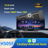 10.26 pouces Carplay écran 1080P Dash Cam écran de voiture sans fil Carplay Android Auto FM fonction lecteur de musique voiture Dvd Play