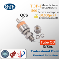 Raccord rapide haute pression Swagelok 316SS NPT/BSP à clé, embout forgé pour l'huile, le gaz, l'eau, ASME ASTM ANSI API BS GB JIS EN