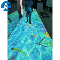 Écran de projection holographique avancé Technologie d'hologramme 3D haute résolution pour spectacles et expositions sur scène Projecteur de sol mobile