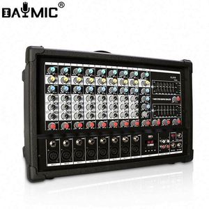 Mezclador de Audio Profesional de 8 Canales con Caja Amplificadora de Potencia para DJ, Hogar, KTV y Espectáculos - Product Image 4