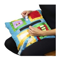 Coussin Tactile Écologique Amovible et Lavable pour Personnes Âgées : Jouet Sensoriel et Stimulant la Mémoire pour la Prise en Charge de la Maladie d'Alzheimer