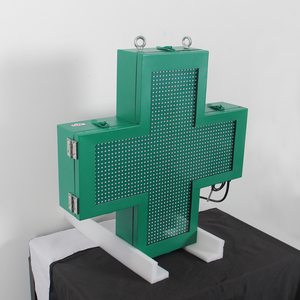 Letrero LED Programable para Exteriores, Resistente a la Lluvia, con Cruz Verde Iluminada, Letrero LED para Farmacia, Letrero Luminoso Comercial para Tiendas Médicas - Product Image 3