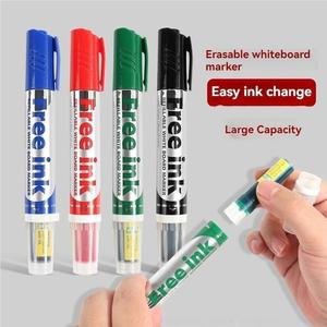 Tùy Chỉnh Khối Lượng Lớn Màu Đen Nhựa Bảng Trắng Bút Đánh Dấu Nạp Chất Lỏng Có Thể Thay Thế Đánh Dấu Bảng Trắng Đánh Dấu - Product Image 1