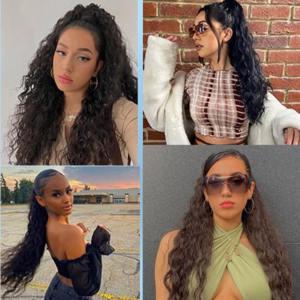 Extensiones de Cabello Remy Indio al por Mayor, Clip de Garra, 100% Cabello Humano, Ondulado, Cola de Caballo de Alta Calidad, Sin Caída, Uso Diario - Product Image 6