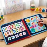 Kişiselleştirilmiş Montessori Keçe Öğrenme Panosu, Yürümeye Başlayan Çocuklar İçin Eğitici Duyusal Aktivite Panosu, Erken Çocukluk Dönemi Aktivite Hediyeleri