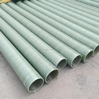 Tuyau GRP anti-fuite de qualité supérieure pour usine chimique, pipeline d'alimentation chimique, paroi intérieure lisse, faible résistance au débit