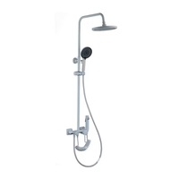 Ensemble de robinet de douche de salle de bains pommeau de douche à effet pluie pulvérisateur à main et pulvérisateur de bidet système de douche à haute pression