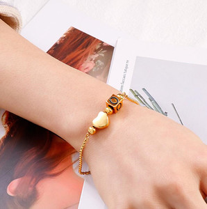 ผู้หญิงสแตนเลส Capital ตัวอักษรเริ่มต้นลูกปัด Charm สร้อยข้อมือลูกปัด - Product Image 6