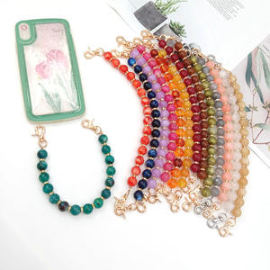 नए प्लास्टिक/राल एब्स रंगीन पत्थर के बीड हैंगिंग चेन के सामान हैंडबैग चेन गुंग्झू मॉडल - Product Image 3