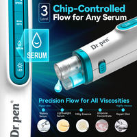 Dr Pen H6 Stylo de Microneedling Professionnel avec Écran LED pour Soin de la Peau, du Visage et du Corps