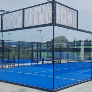 Pista de Pádel Profesional Panorámica de Visión Completa para Interiores, Cancha de Tenis Bull Padel, Canchas Deportivas - Product Image 1