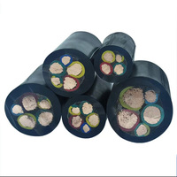 Câble électrique RVV basse tension isolé en PVC noir avec broches 2/3/4/5 noyaux 2/3/4/5/6/7/8/10/12/14/16/18 conducteurs fils cuivre