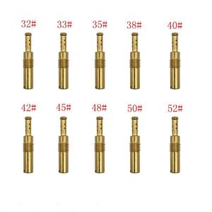 10 pièces de buses d'injection à jet lent Pilot Jet compatibles avec les carburateurs de moto GY6 <span class=keywords><strong>PWK</strong></span> PE CVK FCR PWM PJ CBR CR N424-<span class=keywords><strong>21</strong></span> CVK - Product Image 1