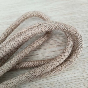 Câble d'alimentation électrique Hangxing tressé rond à 2 conducteurs, âme en cuivre toronné de 0,824 mm, isolation PVC, gaine en <span class=keywords><strong>jute</strong></span>, modèle HXA-088 85-265V - Product Image 4