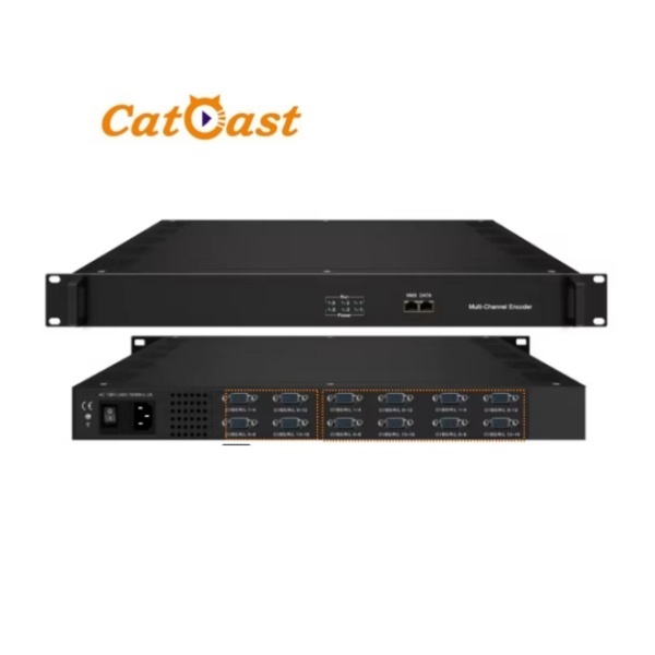 16/32/48 CVBS Video Input IP Output Encoder MPEG4 H.264 Multi-channels AV to IPTV Encoder