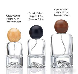 Flacons en verre disponibles 30ml 50ml 100ml Flacon <span class=keywords><strong>de</strong></span> <span class=keywords><strong>parfum</strong></span> cylindrique en verre avec bouchon - Product Image 2