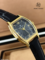 Reloj de cuarzo Pablo Raez 268 alto valor estético diseño de moda nicho Retro en forma de barril minimalista impermeable reloj de cuarzo