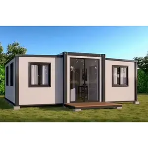 20/30/40 फुट का विस्तार योग्य कंटेनर हाउस, रहने के लिए तैयार फ़ोल्ड करने योग्य छोटा घर