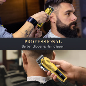 Hatteker - Juego de Herramientas de Peluquería Eléctricas, Kit de Cortapelos Inalámbricos Recargables para Hombre - Product Image 3