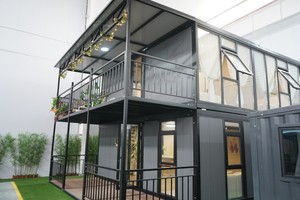 Venta Directa <span class=keywords><strong>de</strong></span> Casa Contenedor Prefabricada Plegable y Expandible <span class=keywords><strong>de</strong></span> 20 y 40 Pies, <span class=keywords><strong>con</strong></span> 5 Dormitorios - Product Image 6