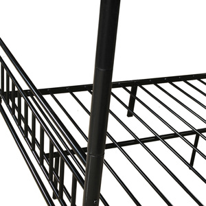 Home Steel Metal <strong>Bed</strong> Frame Iron Rod Bedroom Furniture <strong>Bunk</strong> Stairs <strong>With</strong> Drawer Bunker Queen <strong>Slide</strong> Without Footboard 9 Leg - Product Image 3