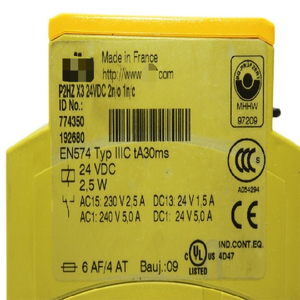 PLC P2HZ X3 24VDC 2 1NC Sicherheitsrelais 774350 774350 - Product Image 1