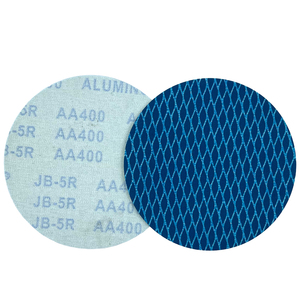 Papier abrasif diamanté de 5 pouces, pour murs peints, polissage du bois, feuille autocollante bleue anti-blocage - Product Image 2