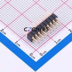 PZ200-2-09-Z-C Pin Header Through hole Component (THT),P=2mm Connector 2x9P 2mm 2mm Round Pin - Product Image 2